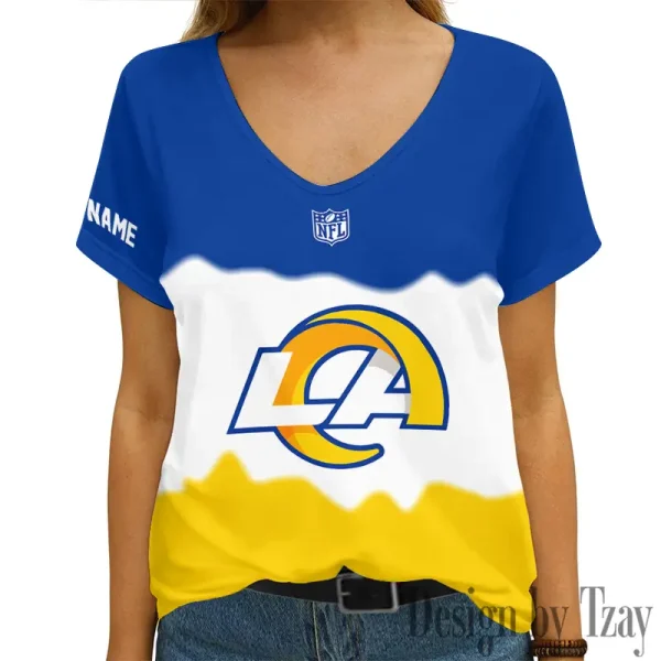 Los Angeles Rams Casual V-Neck Female Fashion New Trending 2025 AGCWTS1176