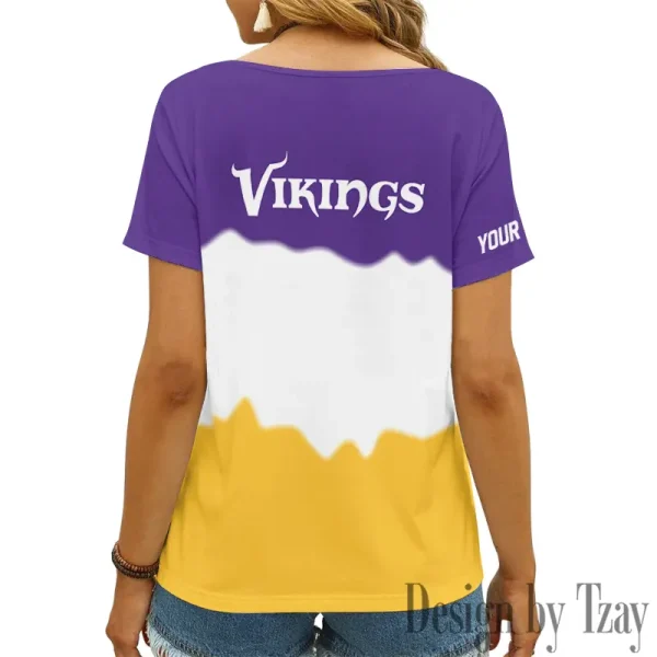 Minnesota Vikings Casual V-Neck Female Fashion New Trending 2025 AGCWTS1178 - Image 3