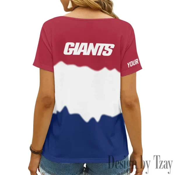 New York Giants Casual V-Neck Female Fashion New Trending 2025 AGCWTS1181 - Image 3