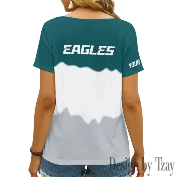 Philadelphia Eagles Casual V-Neck Female Fashion New Trending 2025 AGCWTS1183 - Image 3