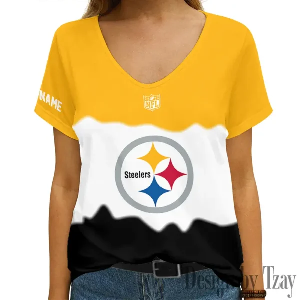 Pittsburgh Steelers Casual V-Neck Female Fashion New Trending 2025 AGCWTS1184