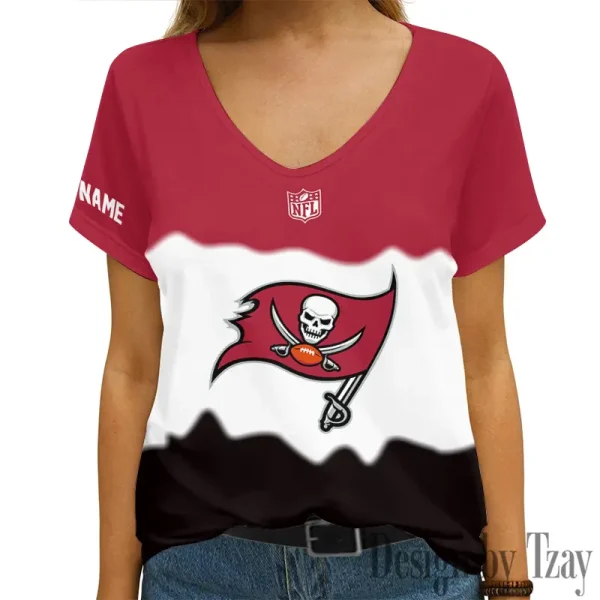 Tampa Bay Buccaneers Casual V-Neck Female Fashion New Trending 2025 AGCWTS1187