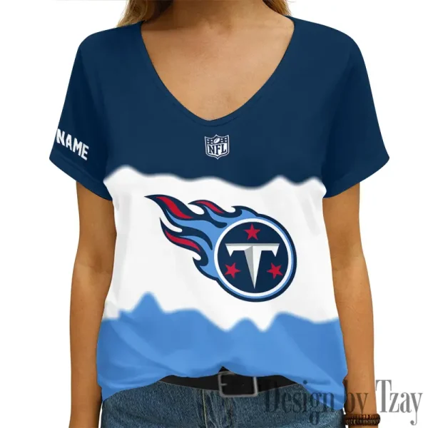 Tennessee Titans Casual V-Neck Female Fashion New Trending 2025 AGCWTS1188