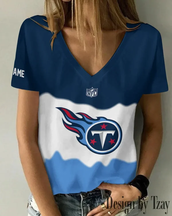 Tennessee Titans Casual V-Neck Female Fashion New Trending 2025 AGCWTS1188 - Image 2