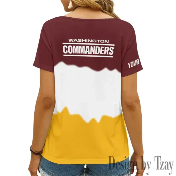 Washington Commanders Casual V-Neck Female Fashion New Trending 2025 AGCWTS1189 - Image 3