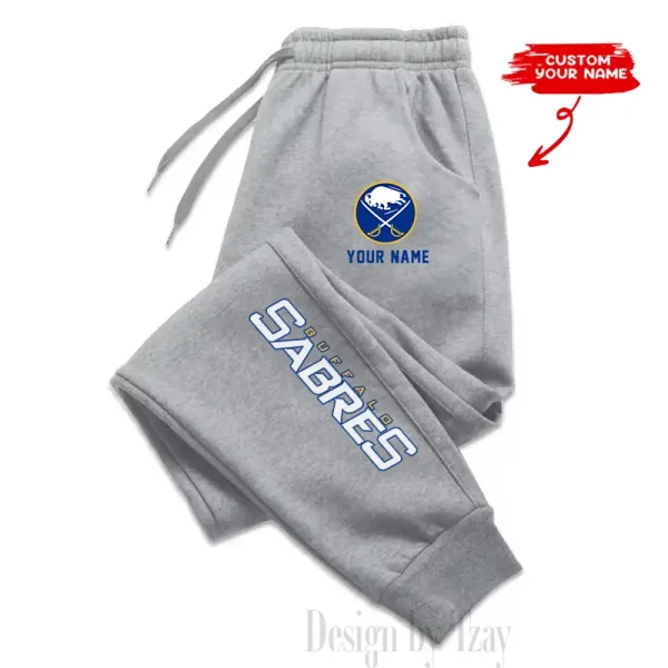 Buffalo Sabres Custom Long Sweatpants Jogger BGJGPSP317