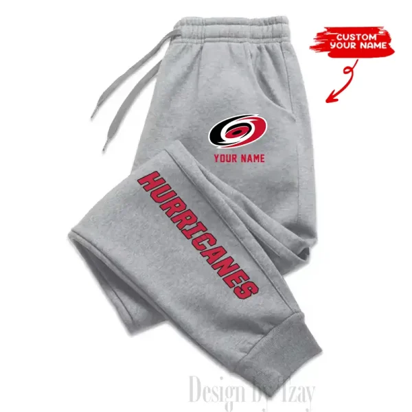 Carolina Hurricanes Custom Long Sweatpants Jogger BGJGPSP319 - Image 2