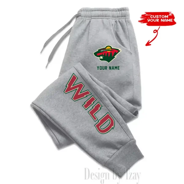 Minnesota Wild Custom Long Sweatpants Jogger BGJGPSP328