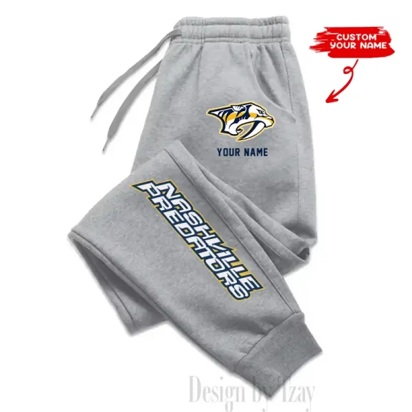 Nashville Predators Custom Long Sweatpants Jogger BGJGPSP330 - Image 2
