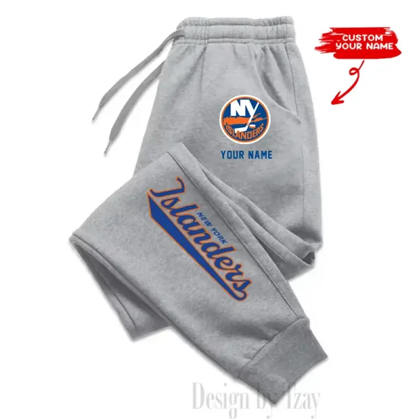 New York Islanders Custom Long Sweatpants Jogger BGJGPSP332