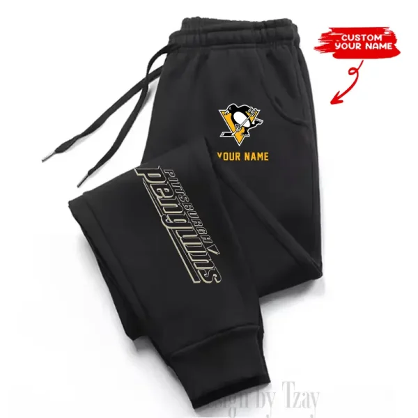 Pittsburgh Penguins Custom Long Sweatpants Jogger BGJGPSP336