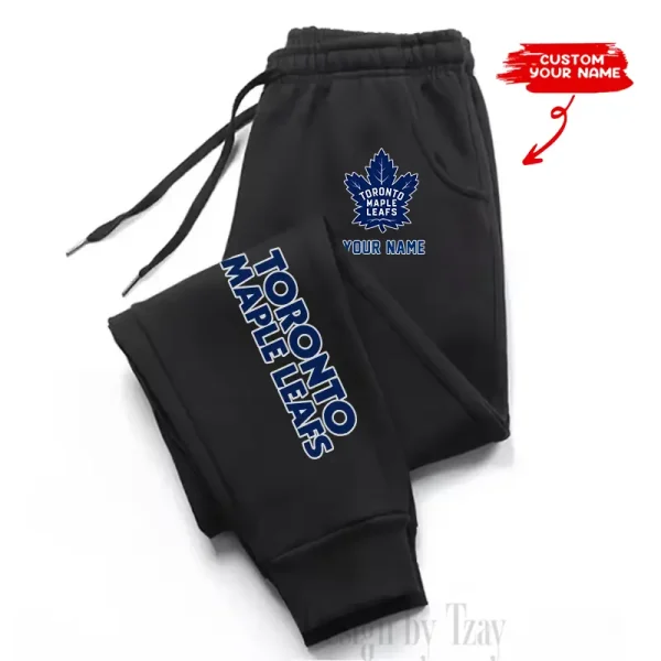 Toronto Maple Leafs Custom Long Sweatpants Jogger BGJGPSP341 - Image 3