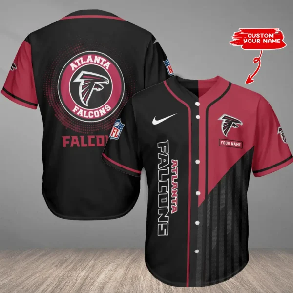 Atlanta Falcons Casual Button Baseball Shirt Trending 2025 AZCBJS768