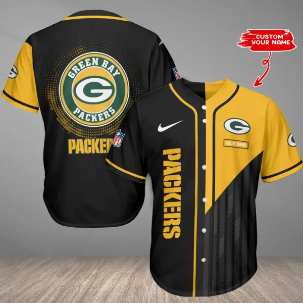 Green Bay Packers Casual Button Baseball Shirt Trending 2025 AZCBJS778