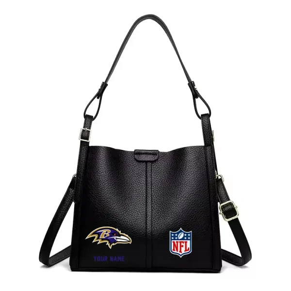 Baltimore Ravens Shoulder Crossbody Bag Medium Casual Tote for Women 2025 SPTSCBMCT003 - Image 2