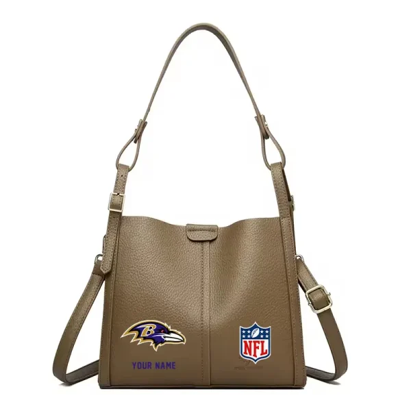 Baltimore Ravens Shoulder Crossbody Bag Medium Casual Tote for Women 2025 SPTSCBMCT003 - Image 4