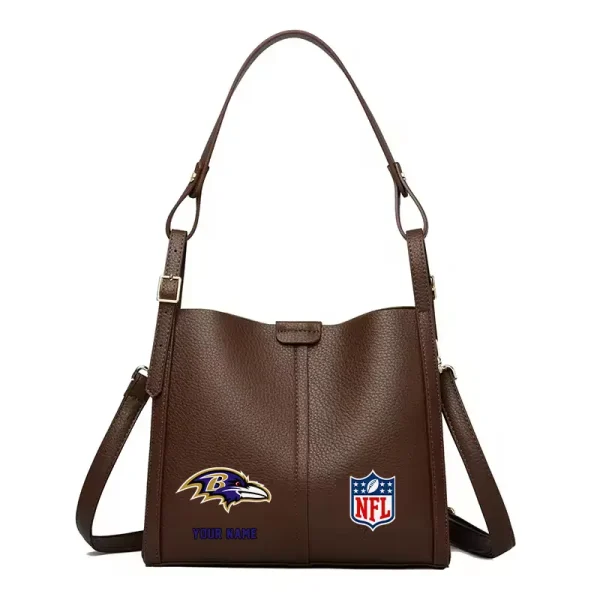 Baltimore Ravens Shoulder Crossbody Bag Medium Casual Tote for Women 2025 SPTSCBMCT003 - Image 5