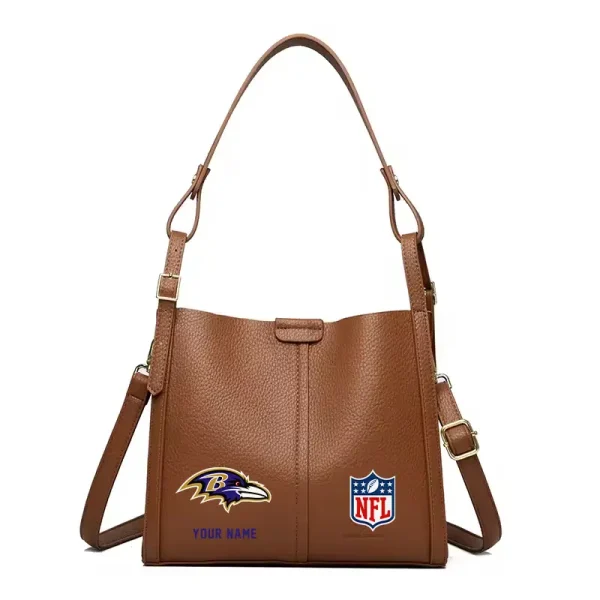 Baltimore Ravens Shoulder Crossbody Bag Medium Casual Tote for Women 2025 SPTSCBMCT003 - Image 6