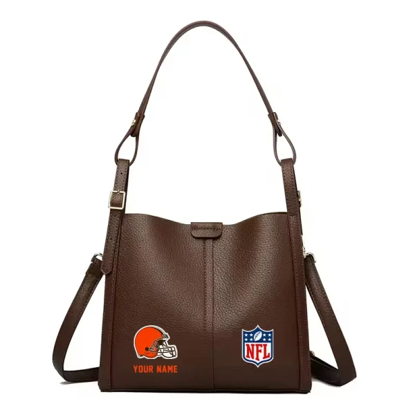Cleveland Browns Shoulder Crossbody Bag Medium Casual Tote for Women 2025 SPTSCBMCT008 - Image 5