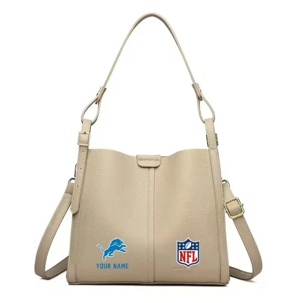 Detroit Lions Shoulder Crossbody Bag Medium Casual Tote for Women 2025 SPTSCBMCT011