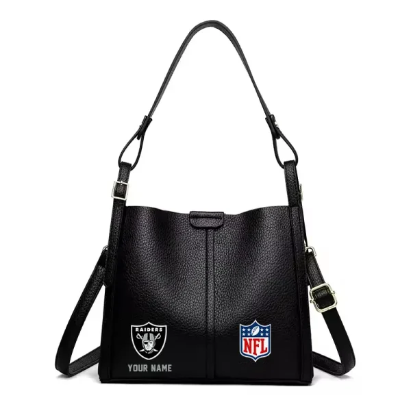 Las Vegas Raiders Shoulder Crossbody Bag Medium Casual Tote for Women 2025 SPTSCBMCT017