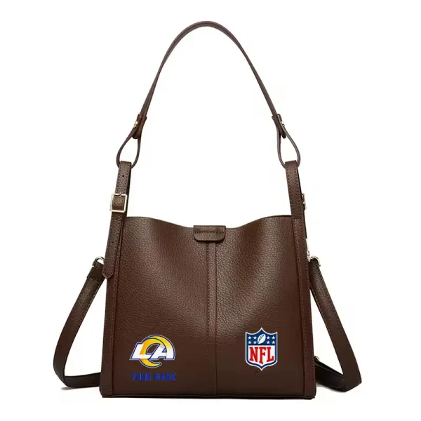 Los Angeles Rams Shoulder Crossbody Bag Medium Casual Tote for Women 2025 SPTSCBMCT019 - Image 5