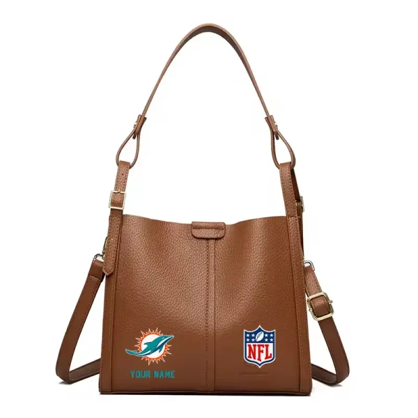 Miami Dolphins Shoulder Crossbody Bag Medium Casual Tote for Women 2025 SPTSCBMCT020 - Image 3