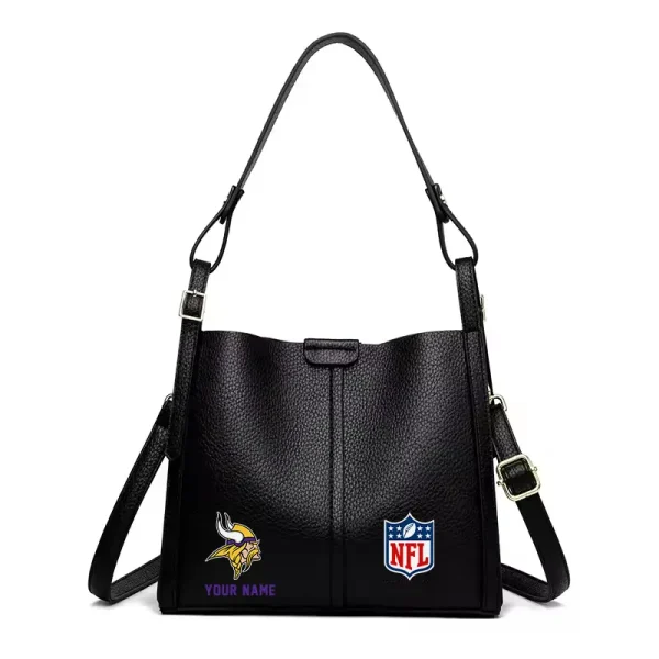 Minnesota Vikings Shoulder Crossbody Bag Medium Casual Tote for Women 2025 SPTSCBMCT021 - Image 2