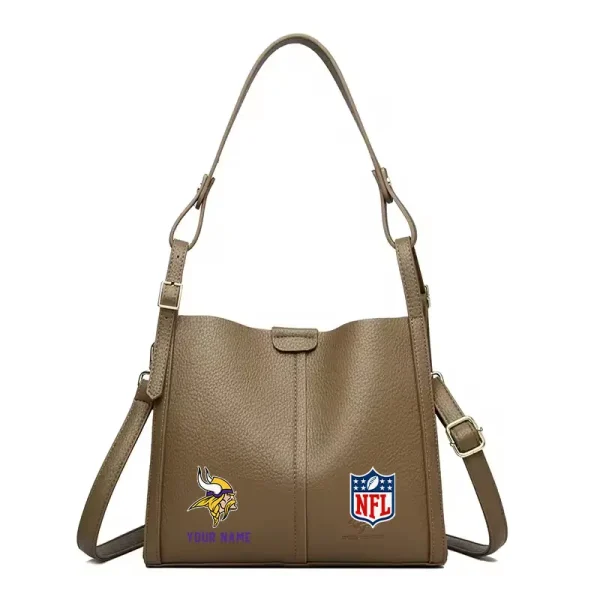 Minnesota Vikings Shoulder Crossbody Bag Medium Casual Tote for Women 2025 SPTSCBMCT021 - Image 3
