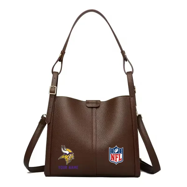 Minnesota Vikings Shoulder Crossbody Bag Medium Casual Tote for Women 2025 SPTSCBMCT021 - Image 5