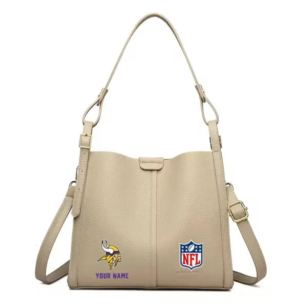 Minnesota Vikings Shoulder Crossbody Bag Medium Casual Tote for Women 2025 SPTSCBMCT021 - Image 6