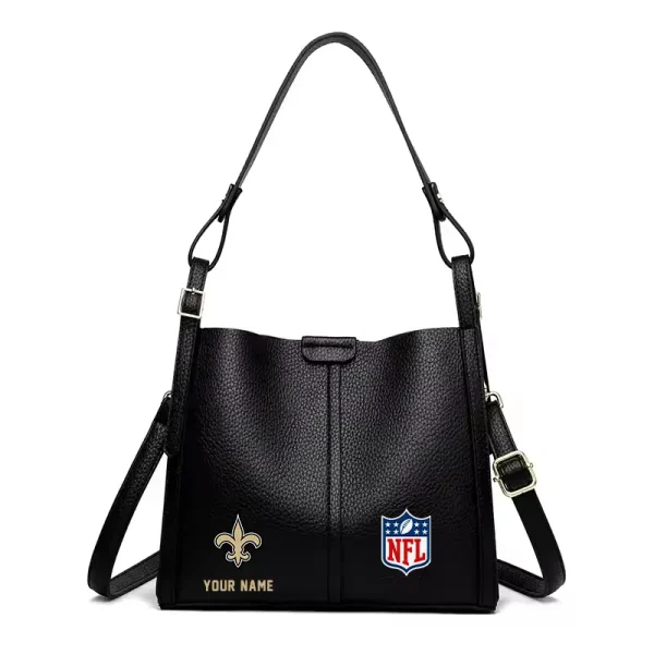 New Orleans Saints Shoulder Crossbody Bag Medium Casual Tote for Women 2025 SPTSCBMCT023