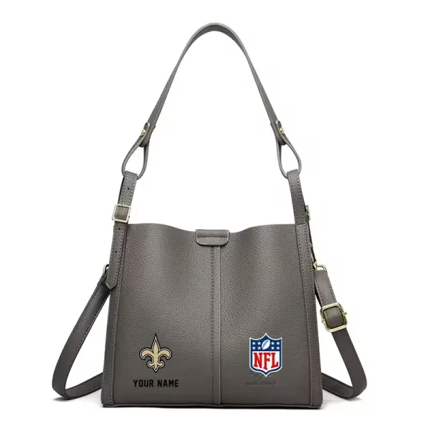 New Orleans Saints Shoulder Crossbody Bag Medium Casual Tote for Women 2025 SPTSCBMCT023 - Image 2