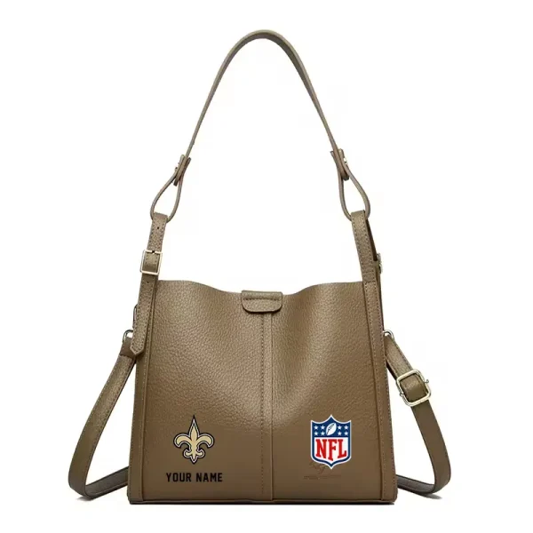 New Orleans Saints Shoulder Crossbody Bag Medium Casual Tote for Women 2025 SPTSCBMCT023 - Image 3