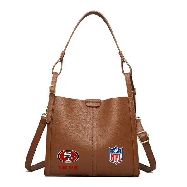 San Francisco 49ers Shoulder Crossbody Bag Medium Casual Tote for Women 2025 SPTSCBMCT028 - Image 3