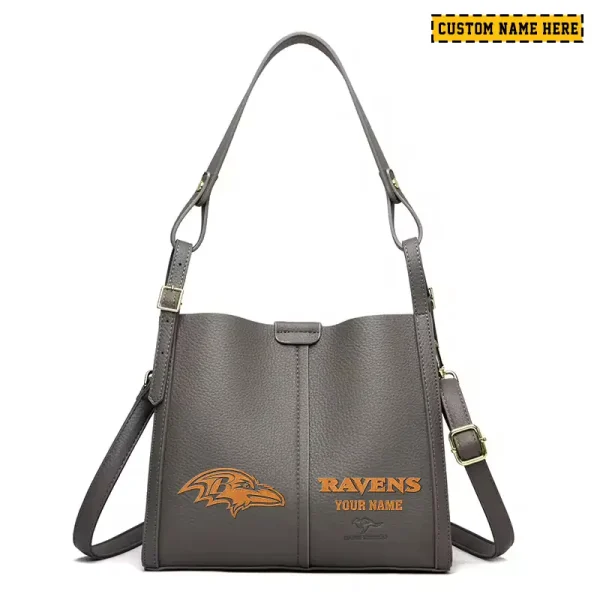 Baltimore Ravens Shoulder Crossbody Bag Medium Casual Tote for Women 2025 SPTSCBMCT035 - Image 2