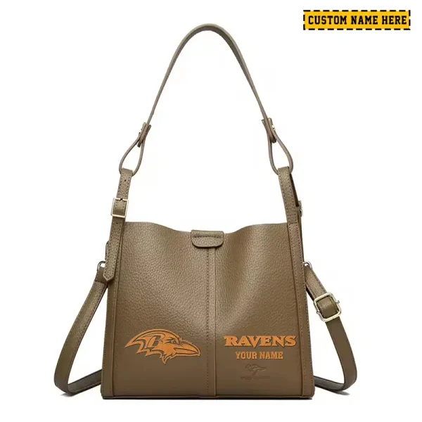 Baltimore Ravens Shoulder Crossbody Bag Medium Casual Tote for Women 2025 SPTSCBMCT035 - Image 4