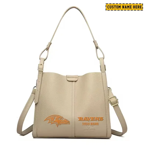 Baltimore Ravens Shoulder Crossbody Bag Medium Casual Tote for Women 2025 SPTSCBMCT035 - Image 6