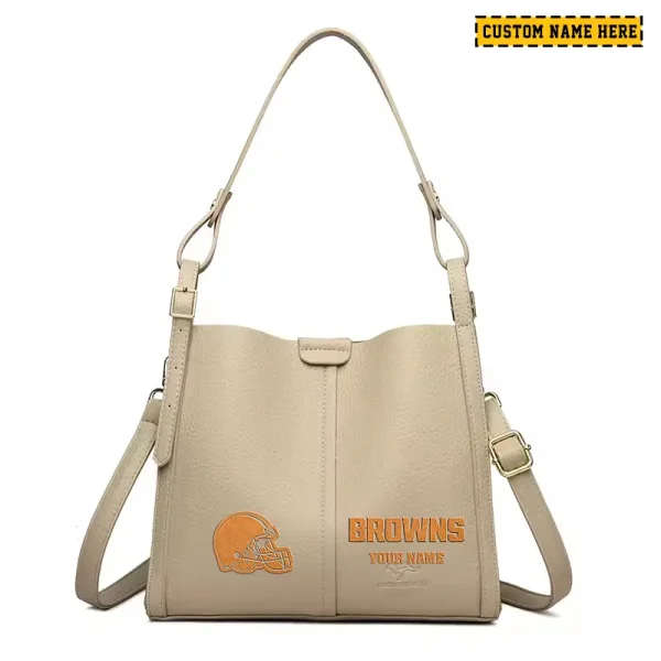 Cleveland Browns Shoulder Crossbody Bag Medium Casual Tote for Women 2025 SPTSCBMCT040 - Image 2