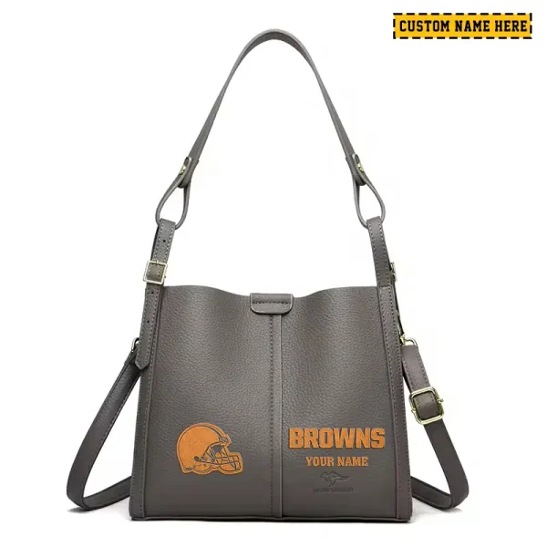 Cleveland Browns Shoulder Crossbody Bag Medium Casual Tote for Women 2025 SPTSCBMCT040 - Image 5