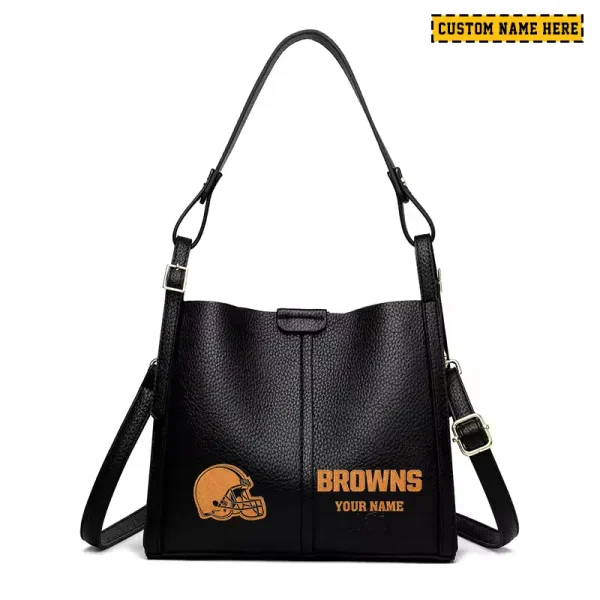 Cleveland Browns Shoulder Crossbody Bag Medium Casual Tote for Women 2025 SPTSCBMCT040 - Image 7