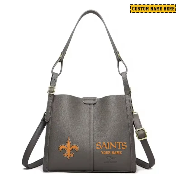 New Orleans Saints Shoulder Crossbody Bag Medium Casual Tote for Women 2025 SPTSCBMCT055 - Image 2