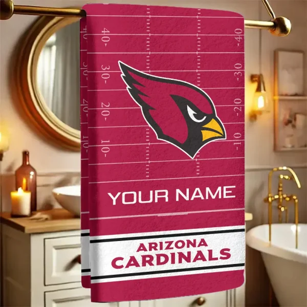 Arizona Cardinals New Bath Towel Custom Any Name Gift For Fan SPTNBATHTOWEL129