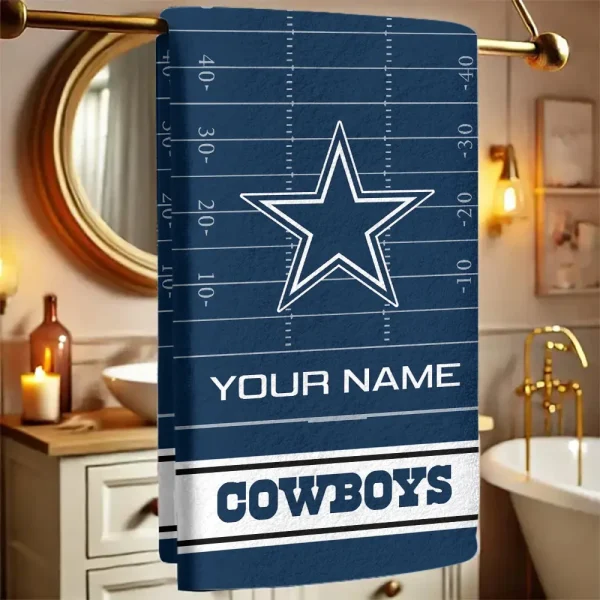 Dallas Cowboys New Bath Towel Custom Any Name Gift For Fan SPTNBATHTOWEL137