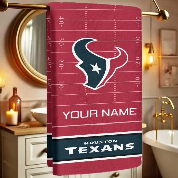 Houston Texans New Bath Towel Custom Any Name Gift For Fan SPTNBATHTOWEL141