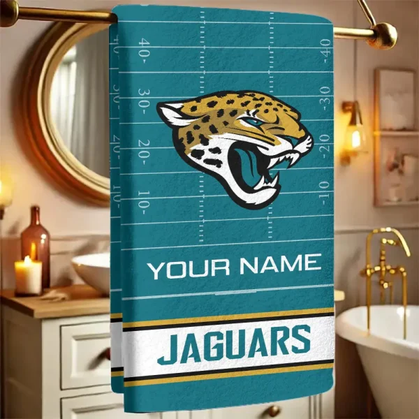 Jacksonville Jaguars New Bath Towel Custom Any Name Gift For Fan SPTNBATHTOWEL143