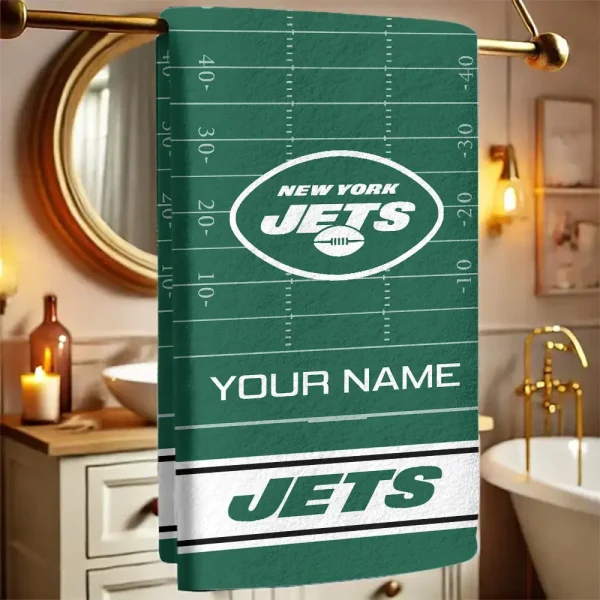New York Jets New Bath Towel Custom Any Name Gift For Fan SPTNBATHTOWEL153