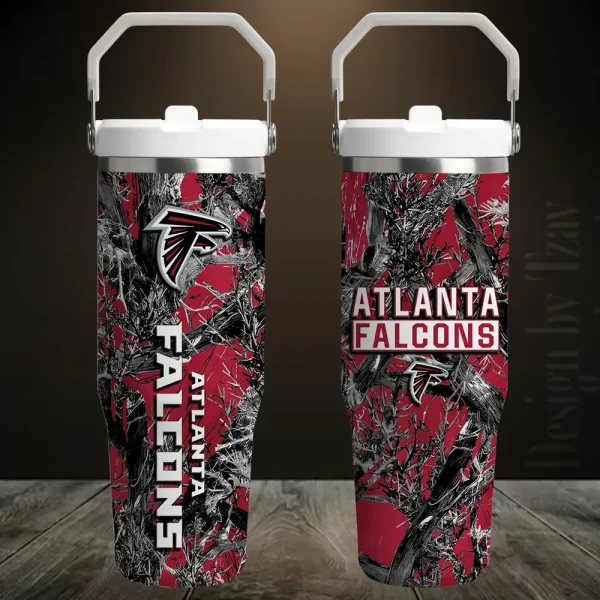 Atlanta Falcons Edition Sport Fan Gift Flip Straw 30oz Tumbler AZFST086