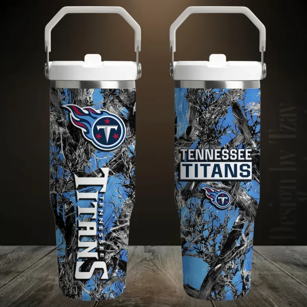 Tennessee Titans Edition Sport Fan Gift Flip Straw 30oz Tumbler AZFST126