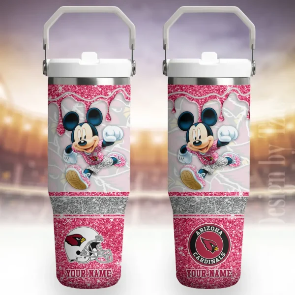 Arizona Cardinals Edition Sport Fan Gift Flip Straw 30oz Tumbler AZFST161
